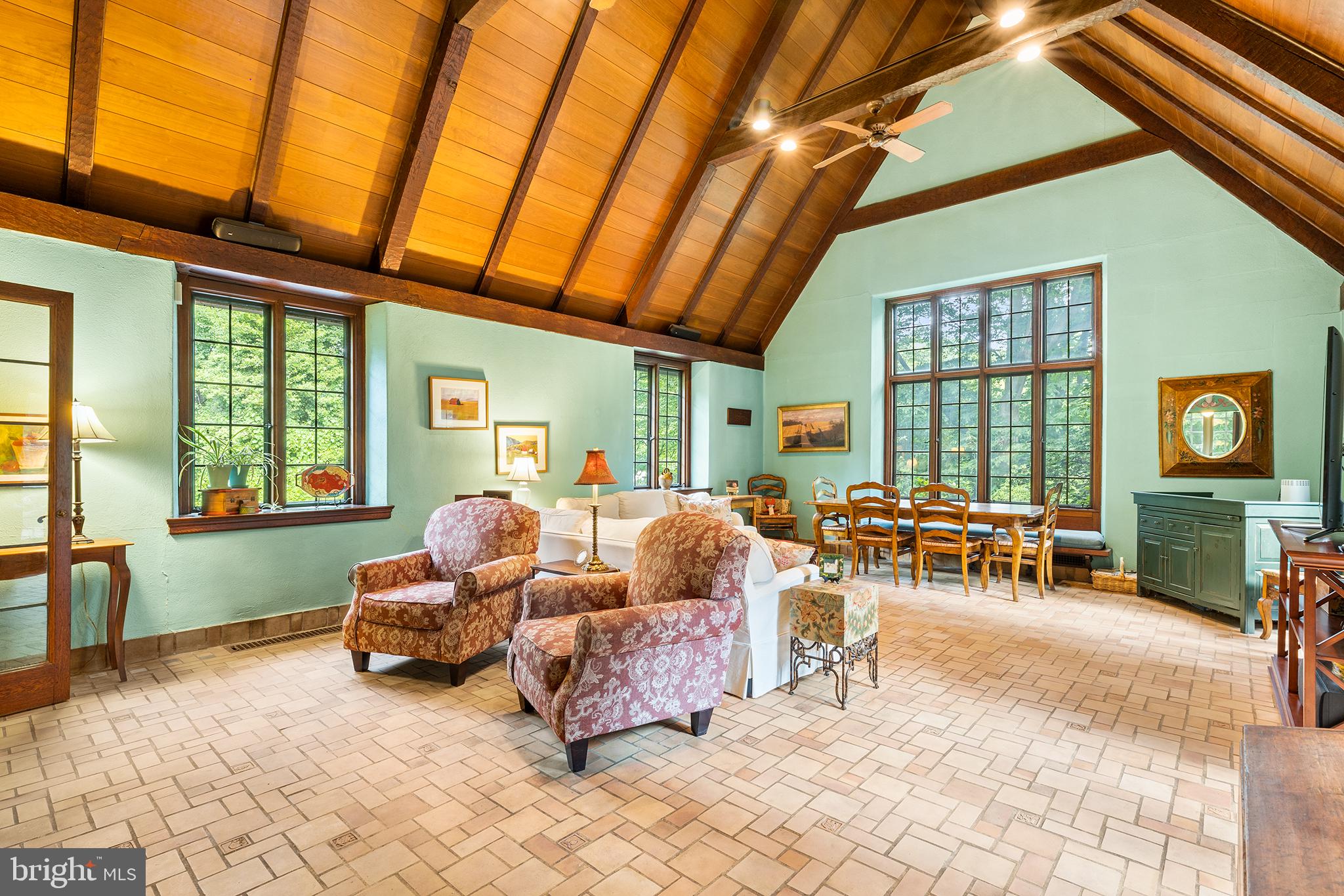 479 Cassatt Road Berwyn, PA 19312 - Photo 26 of 59 timeless Mercer Tile flooring in family room