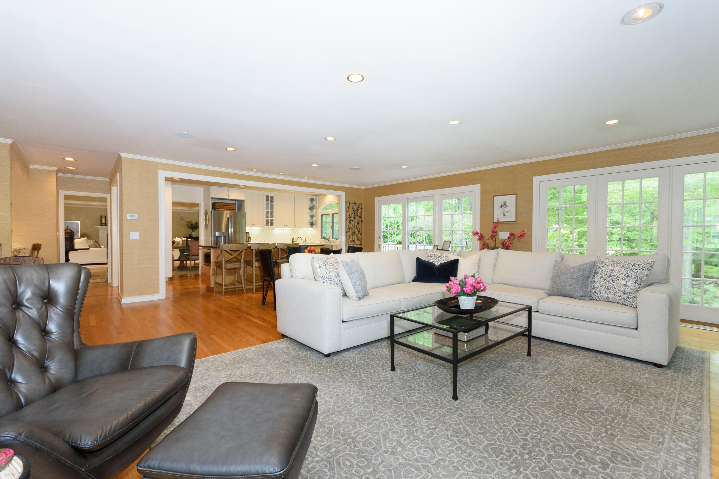 116 Ridge Acres Road Darien, CT 06820 - Photo 15 of 44 a living room with furniture and a large window