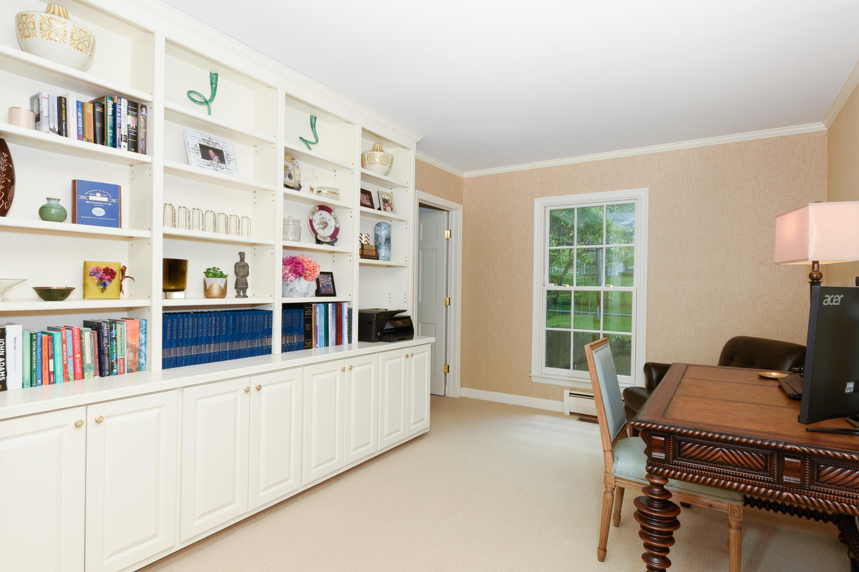 116 Ridge Acres Road Darien, CT 06820 - Photo 16 of 44 a bedroom with furniture and a book shelf