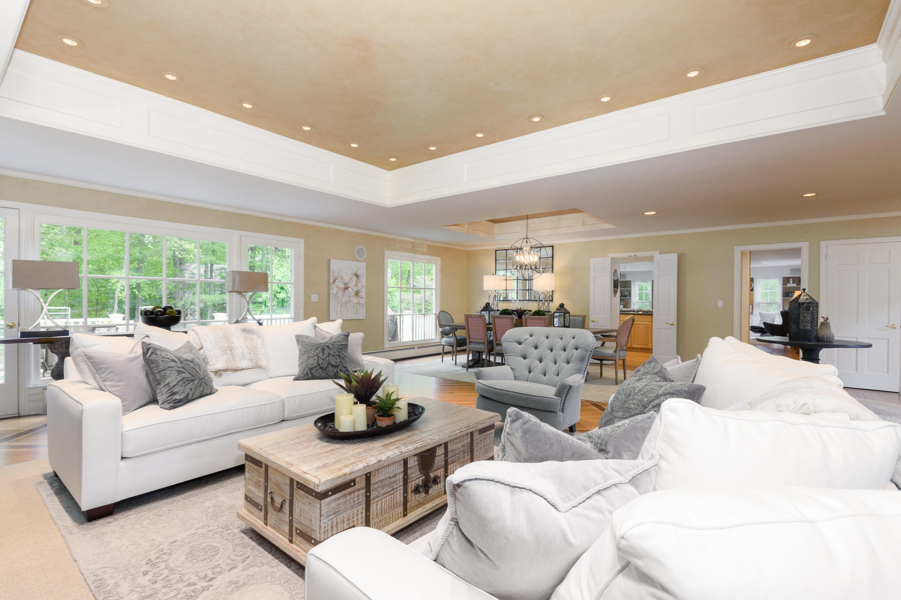 116 Ridge Acres Road Darien, CT 06820 - Photo 6 of 44 a living room with furniture and a large window