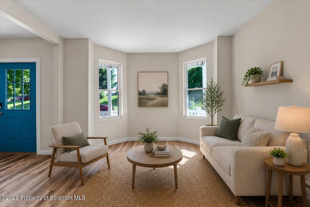 214 Theodore Street Scranton, PA 18508 - Photo 3 of 21 Living Room Staged