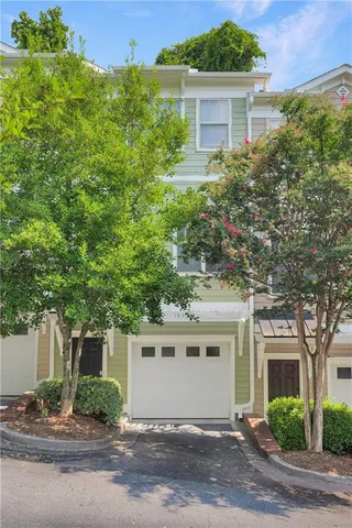 front view of a house with a street