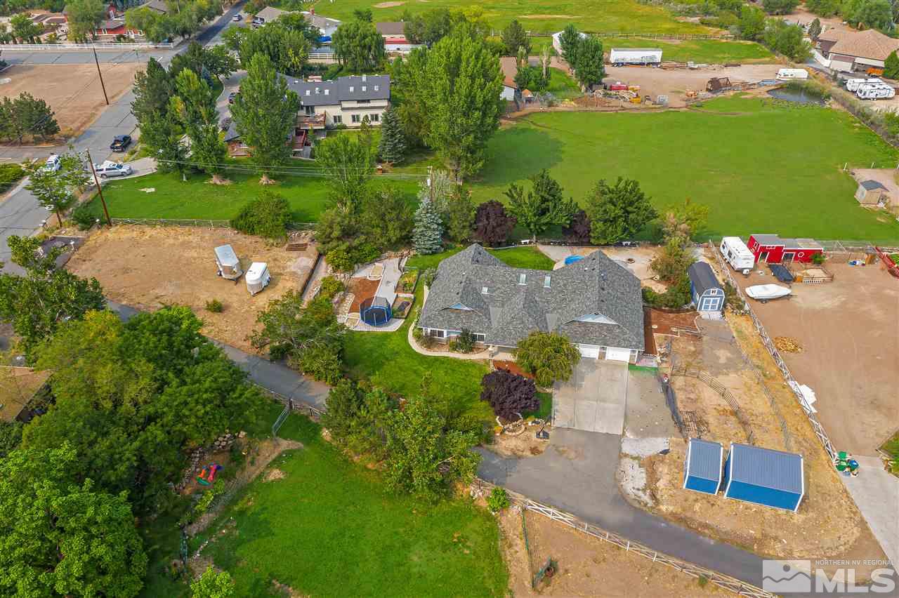 13040 Valley Springs Road Reno, NV 89511 - Photo 5 of 39 an aerial view of a house with a garden