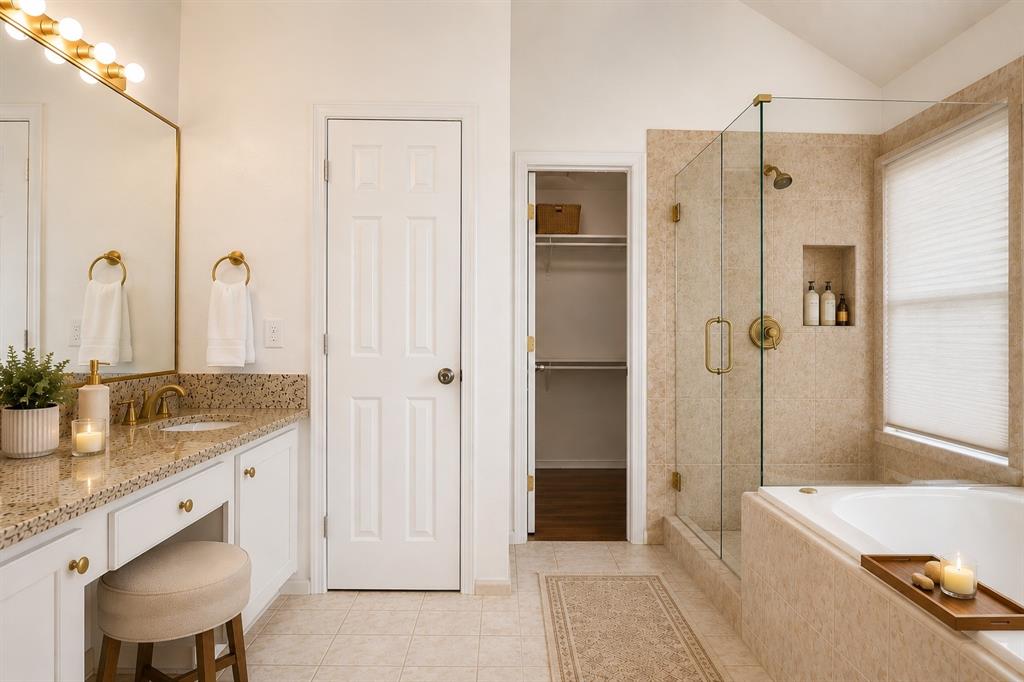559 Raintree Circle Coppell, TX 75019 - Photo 37 of 40 Digital created and Staged Master Bathroom