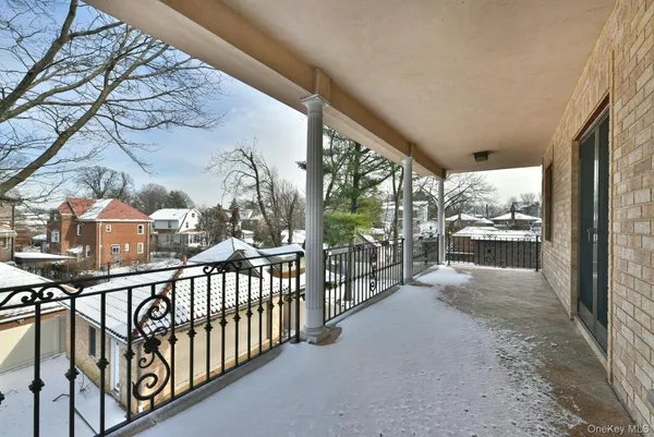 a view of a porch