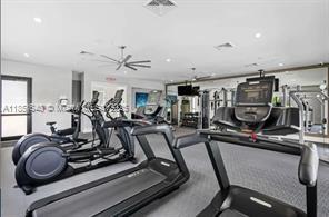 14531 Bretton Woods Trace Delray Beach, FL 33446 - Photo 44 of 57 a view of a room with gym equipment