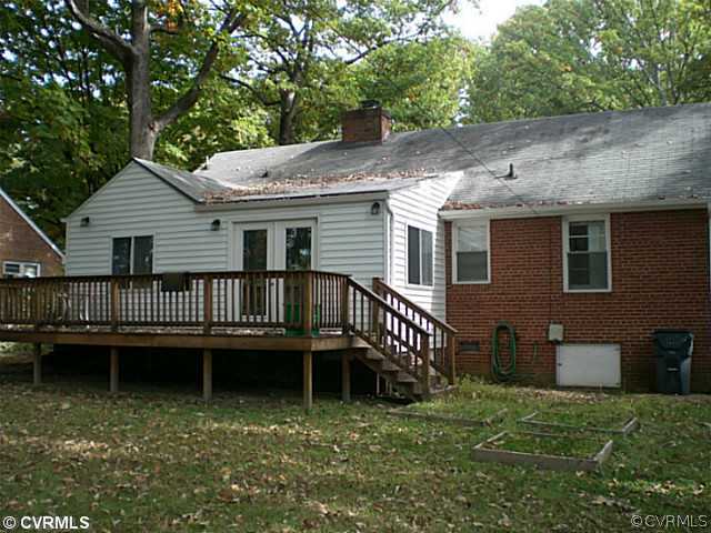 1206 Rosecroft Road Henrico, VA 23229 - Photo 6 of 12 Exterior Back - deck