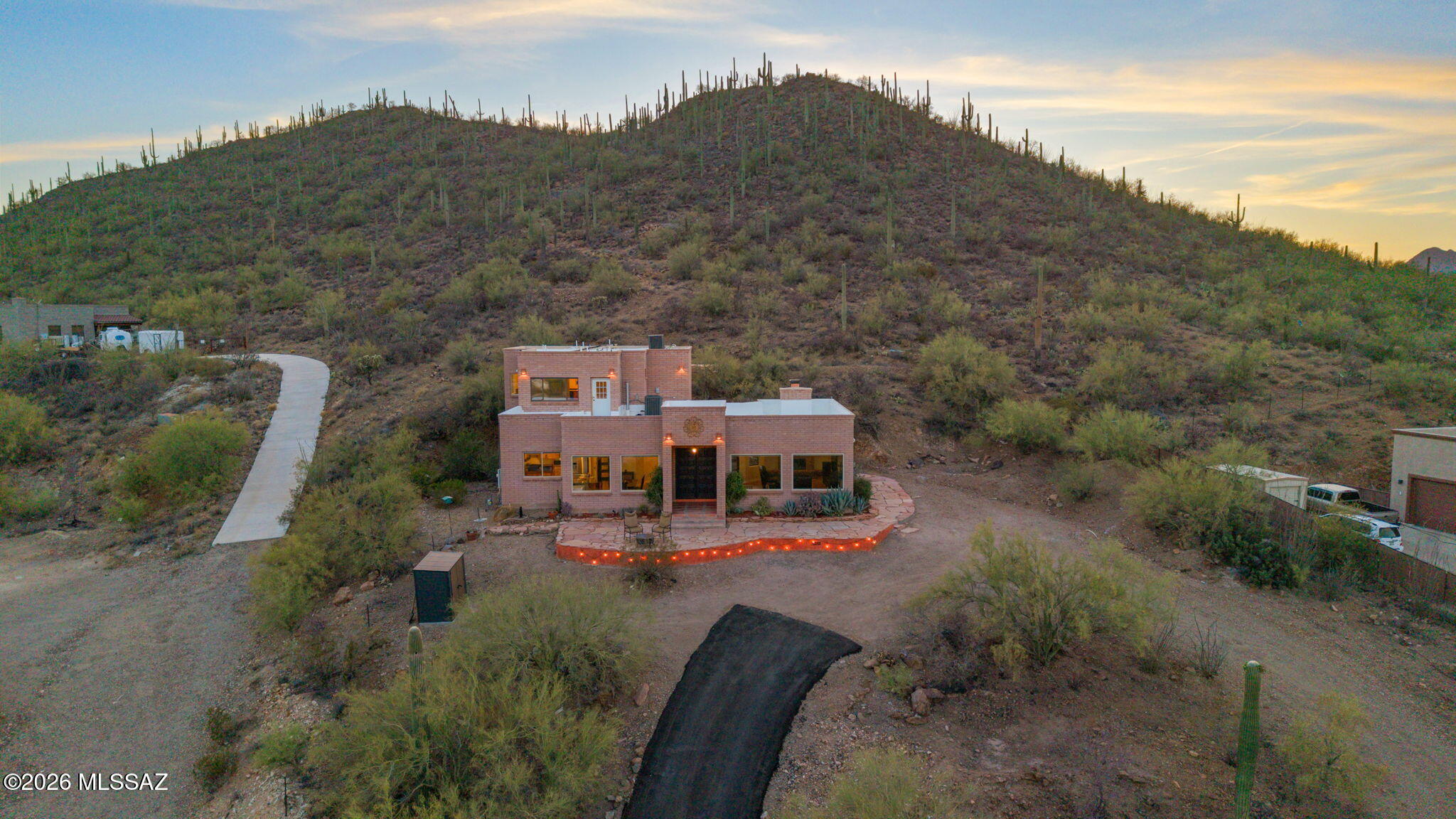 4210 West Mossman Road Tucson, AZ 85746 - Photo 46 of 51 an aerial view of a house