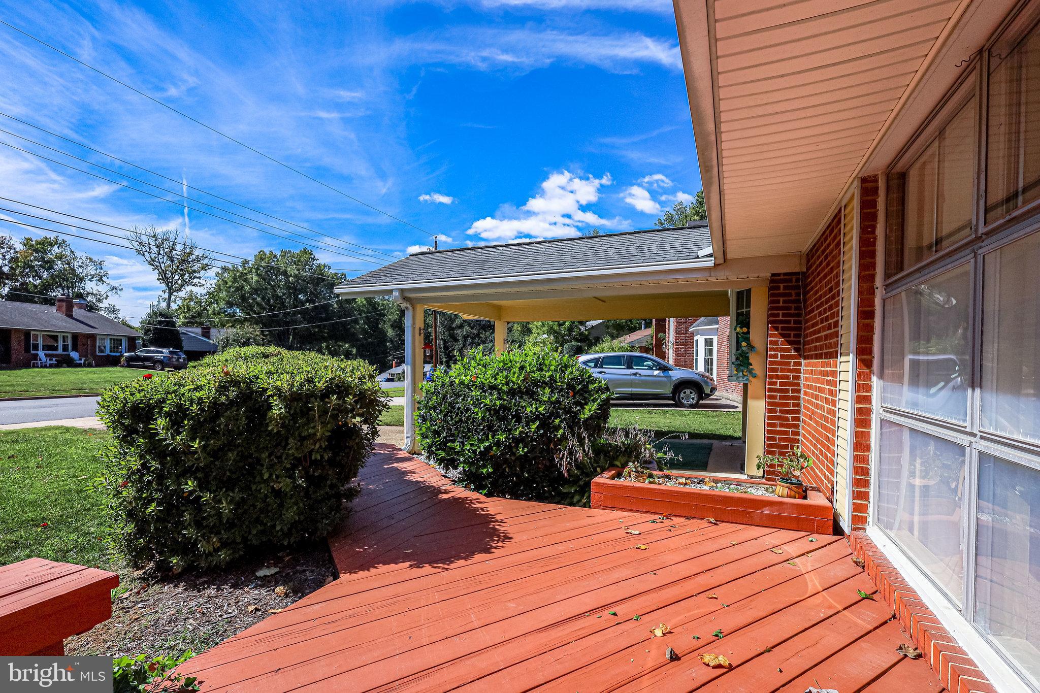 7612 Dunston Street Springfield, VA 22151 - Photo 41 of 51 Composite Deck - Front of House