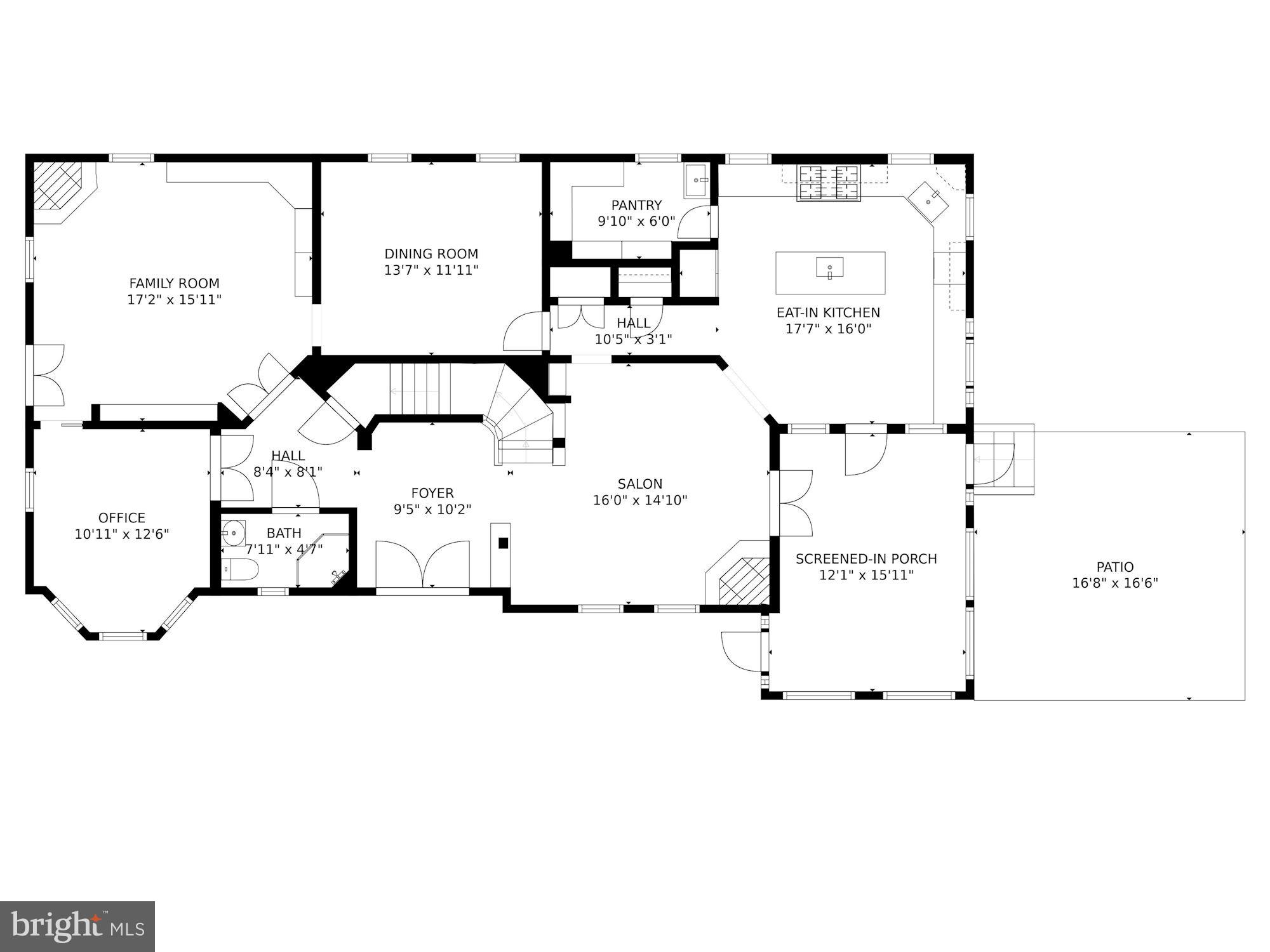 2101 North Stafford Street Arlington, VA 22207 - Photo 105 of 108 Main Level Floor Plan
