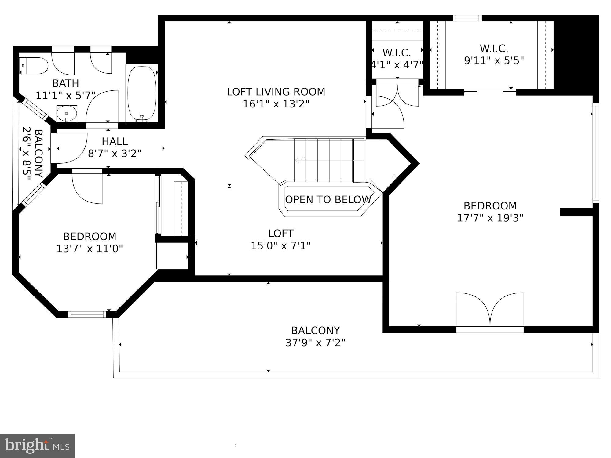 2101 North Stafford Street Arlington, VA 22207 - Photo 107 of 108 Upper Level 2 Floor Plan