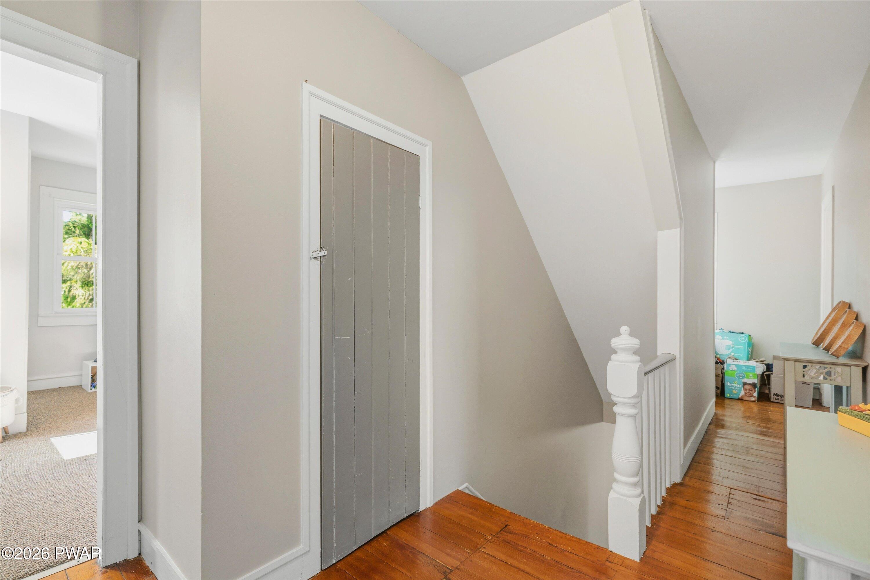 127 Valleyview Road Greentown, PA 18426 - Photo 41 of 66 a view of a hallway with wooden floor and entryway