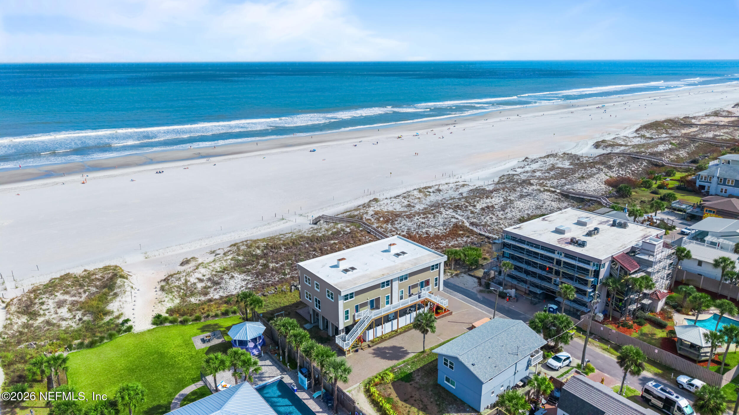 2 10th Street, Unit 6 St. Augustine Beach, FL 32080 - Photo 28 of 40 a view of a city with ocean view