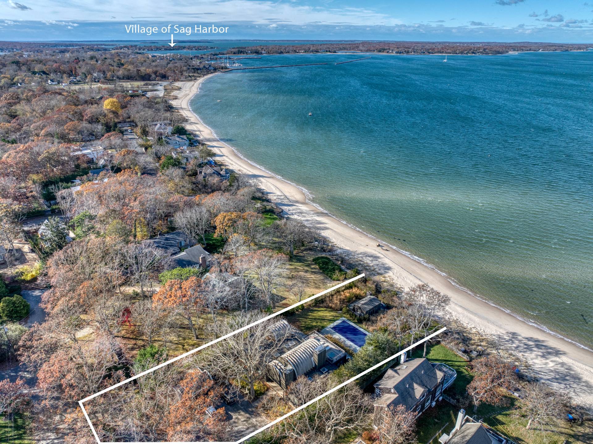 18 Sound View Drive Sag Harbor, NY 11963 - Photo 28 of 28 a view of a balcony with an outdoor space