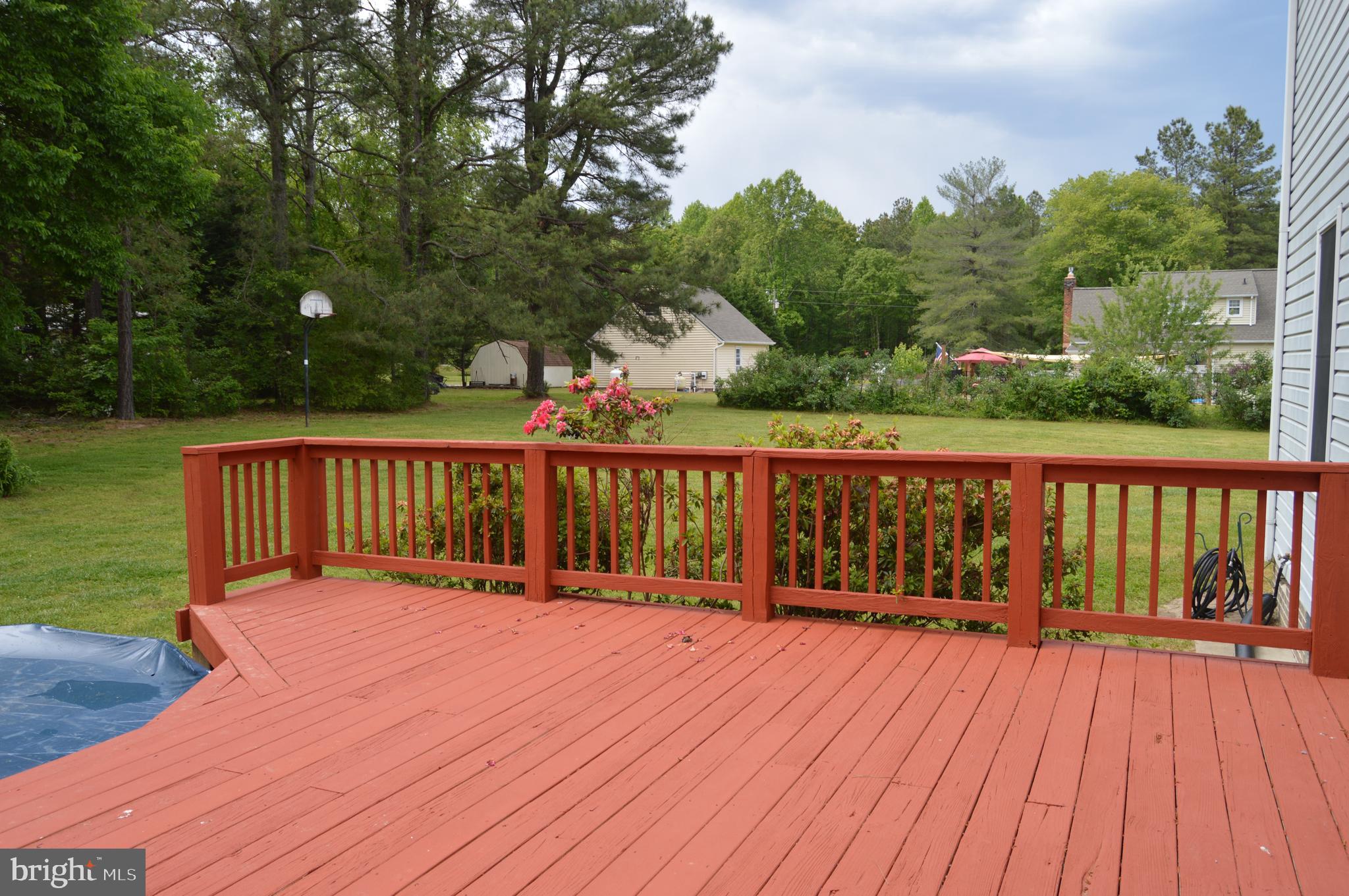 26316 Old Pitts Road Ruther Glen, VA 22546 - Photo 28 of 30 Rear deck