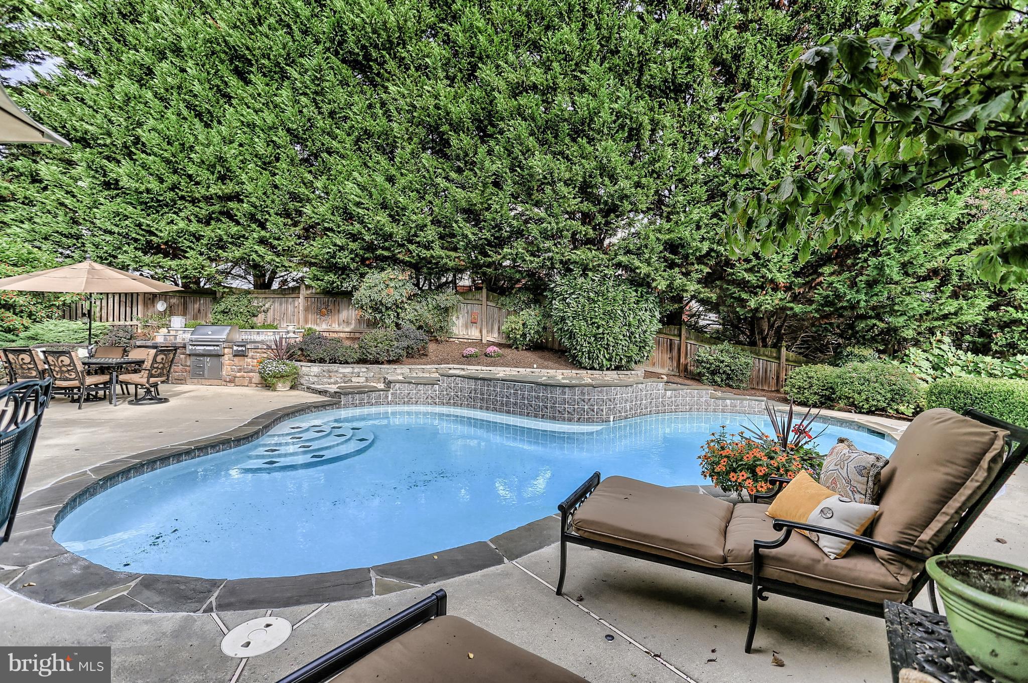 2603 Colpepper Road Abingdon, MD 21009 - Photo 28 of 29 Pool with Water Fall