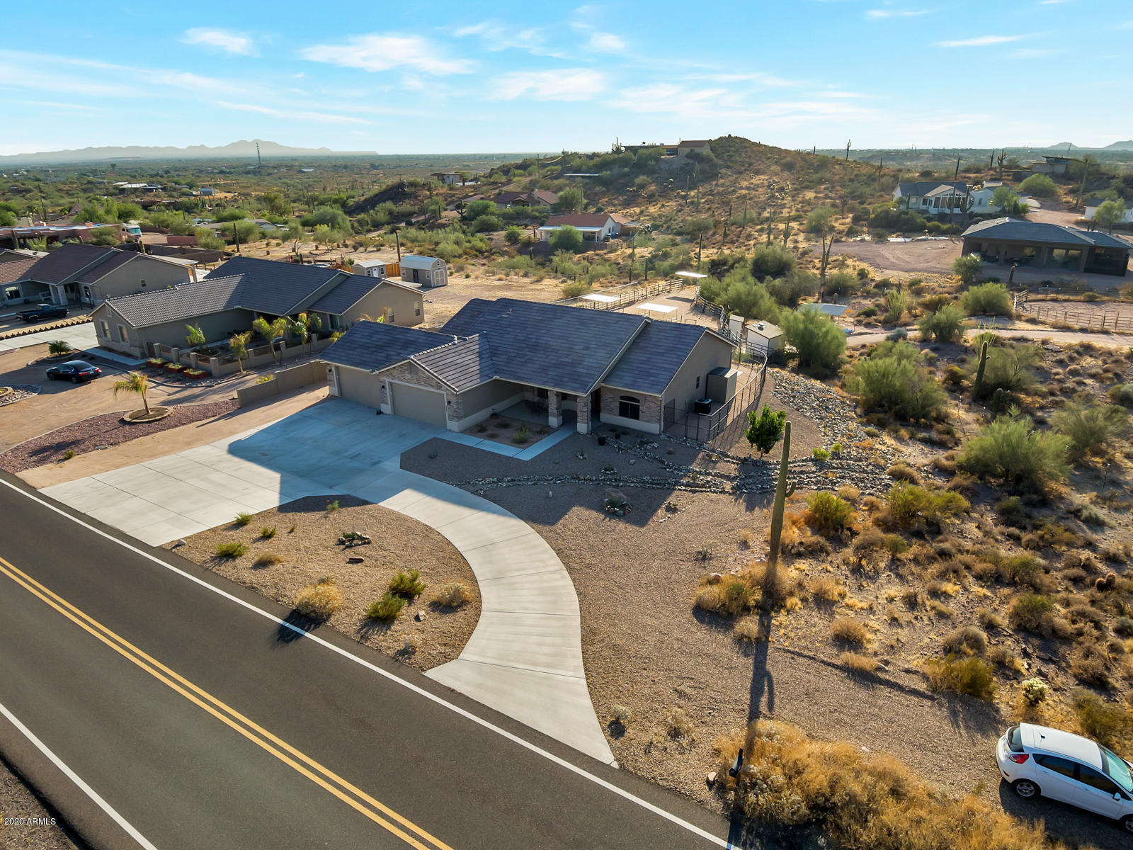 2532 North Val Vista Road Apache Junction, AZ 85119 - Photo 33 of 48 Val Vista Circular Drive and road on
