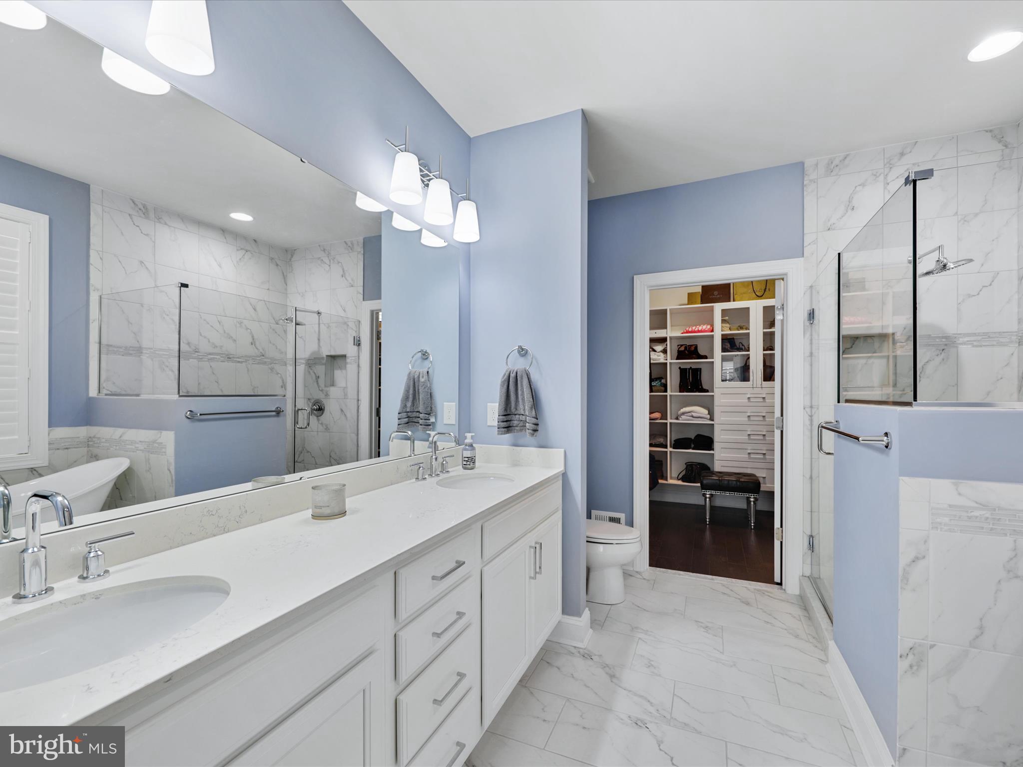 11893 Haslet Road Lewes, DE 19958 - Photo 34 of 59 Primary Bath with Tub & Stand-UpShower