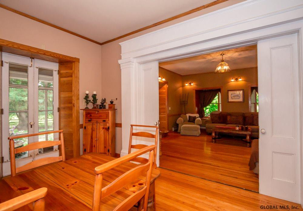 804 Middleline Road Milton, NY 12020 - Photo 32 of 53 Notice the original pocket doors!