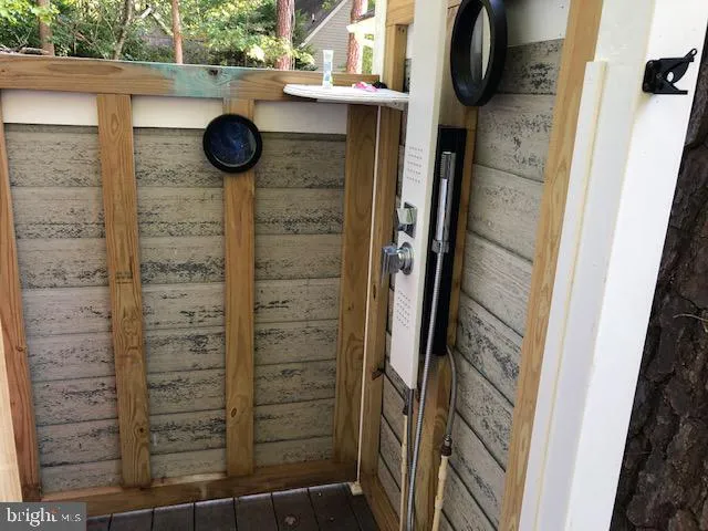 a dining room with furniture and windows