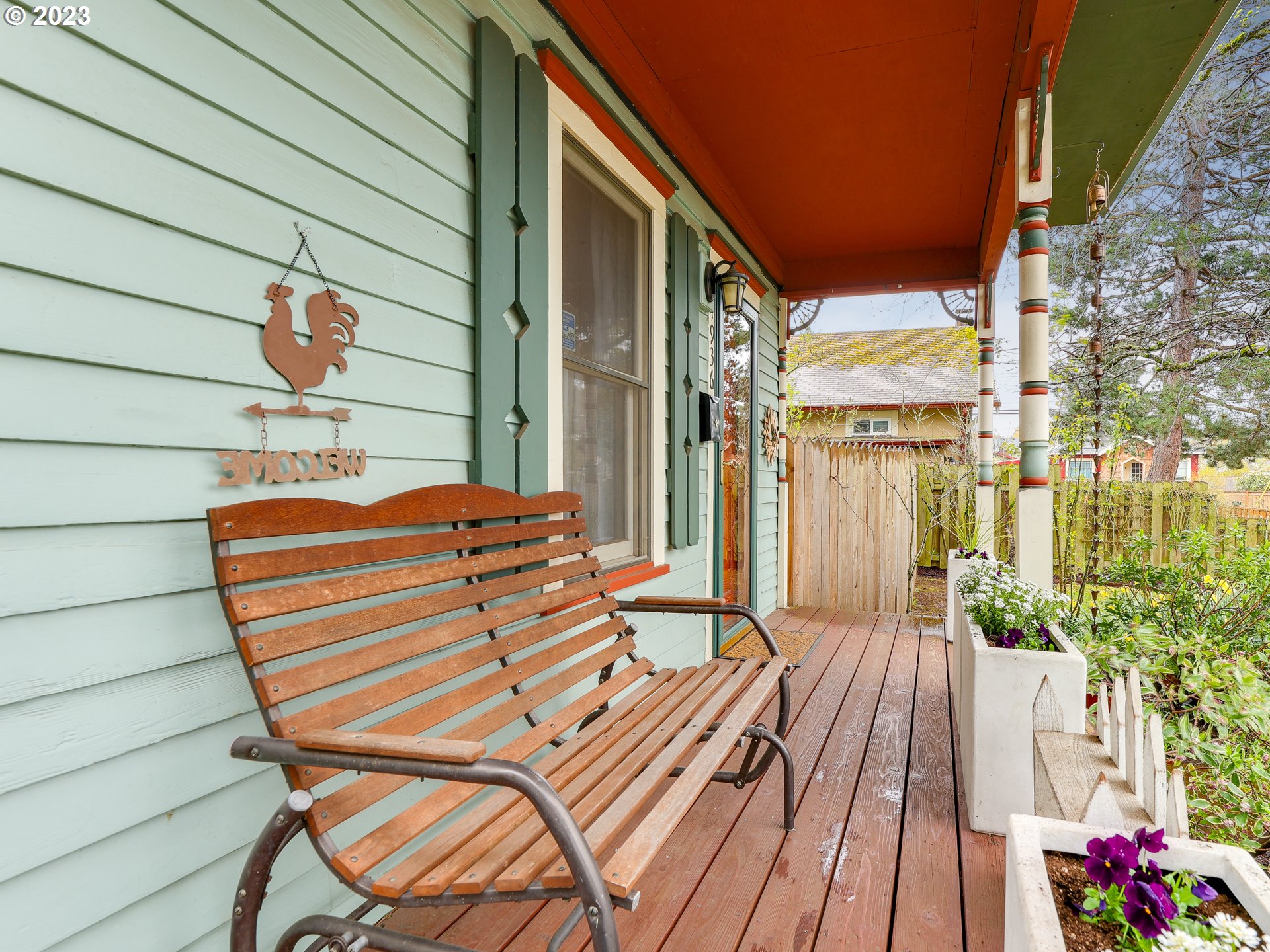 4936 Southeast 76th Avenue Portland, OR 97206 - Photo 6 of 47 a backyard of a house with seating space