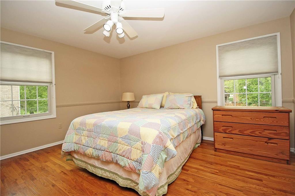 1790 Partridge Run Road Pittsburgh, PA 15241 - Photo 16 of 25 Bedroom has been freshly painted Exposed wood floors