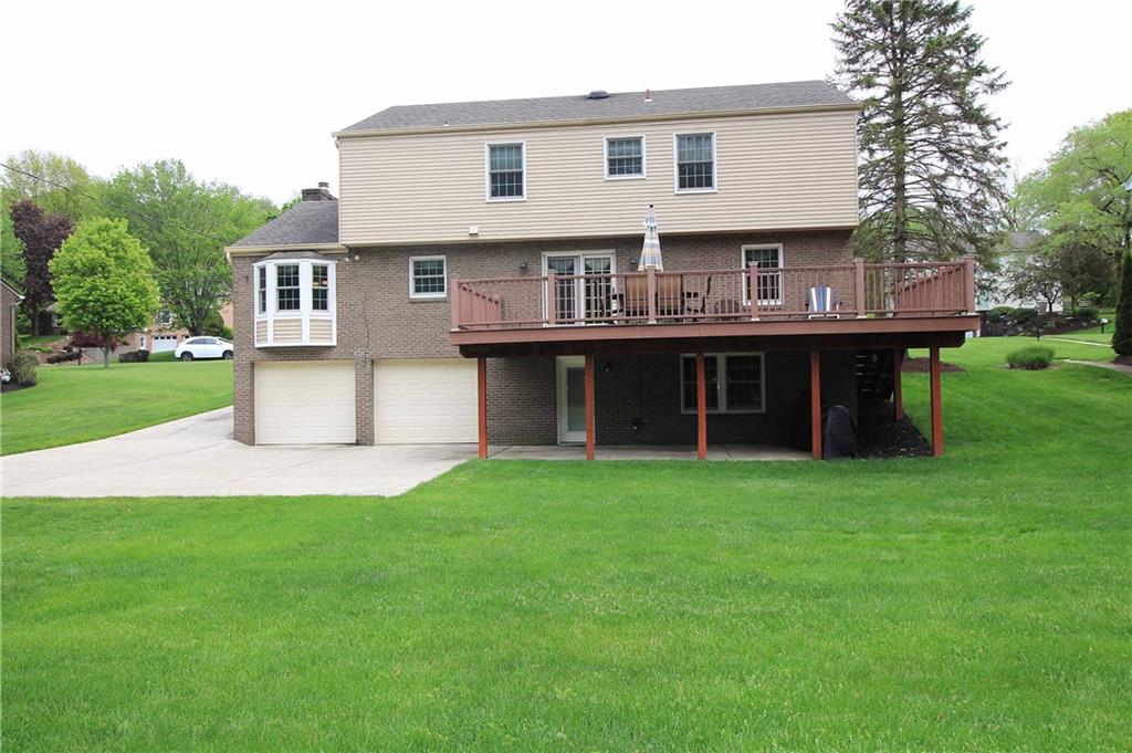 1790 Partridge Run Road Pittsburgh, PA 15241 - Photo 25 of 25 The rear yard is level and the concrete driveway is large enough for additional parking! There is a concrete pad under the deck for an additional parking space