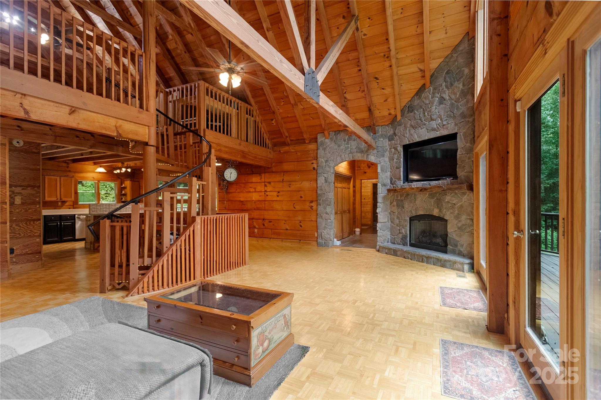 720 Potneck Road Salisbury, NC 28147 - Photo 9 of 48 a view of a couches with the backyard of the house