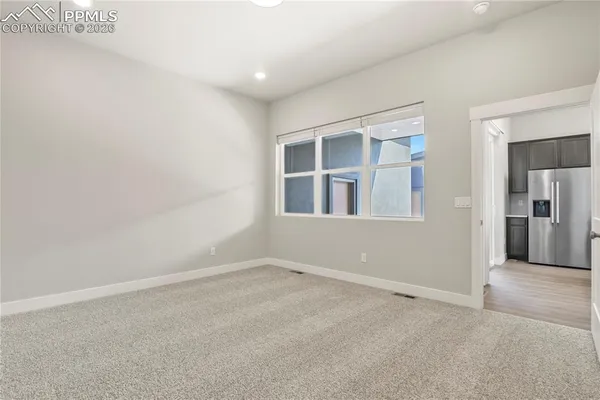 a view of empty room