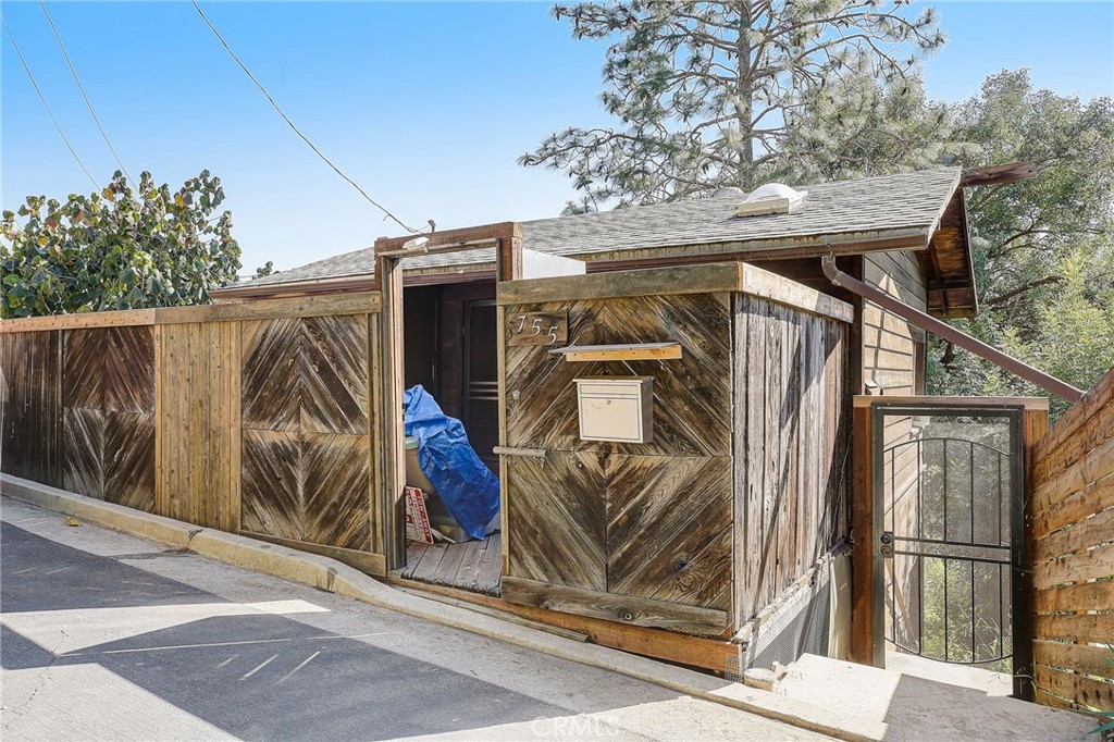 755 Crane Boulevard Los Angeles, CA 90065 - Photo 3 of 40 a view of a garage with a white house