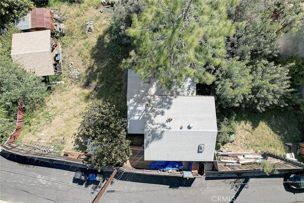755 Crane Boulevard Los Angeles, CA 90065 - Photo 33 of 40 an aerial view of a house with a yard and seating space