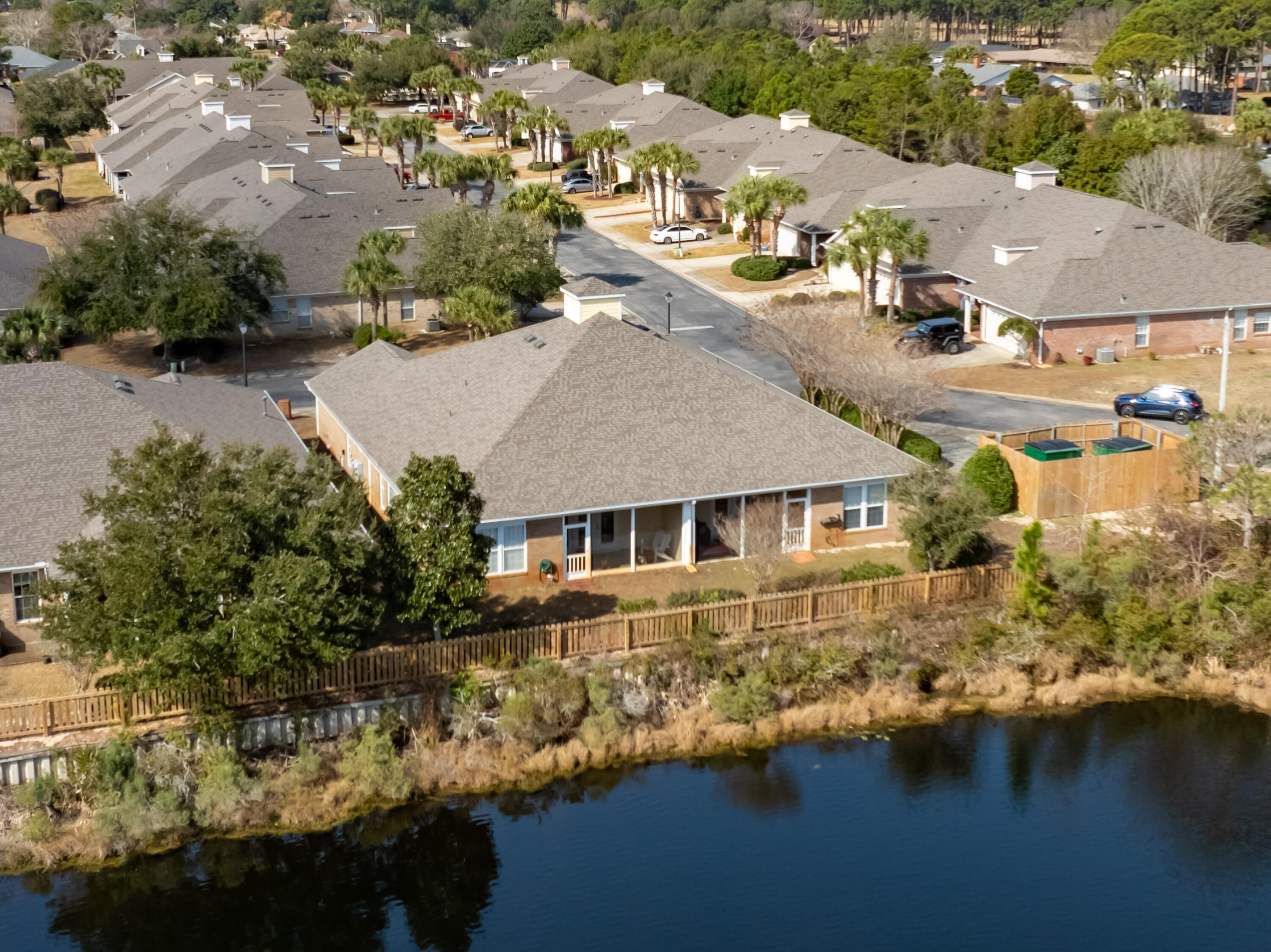 4248 Jade Loop Destin, FL 32541 - Photo 35 of 46 an aerial view of residential houses with outdoor space and lake view