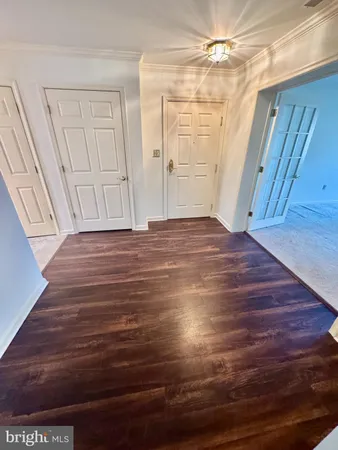 view of an empty room with a window