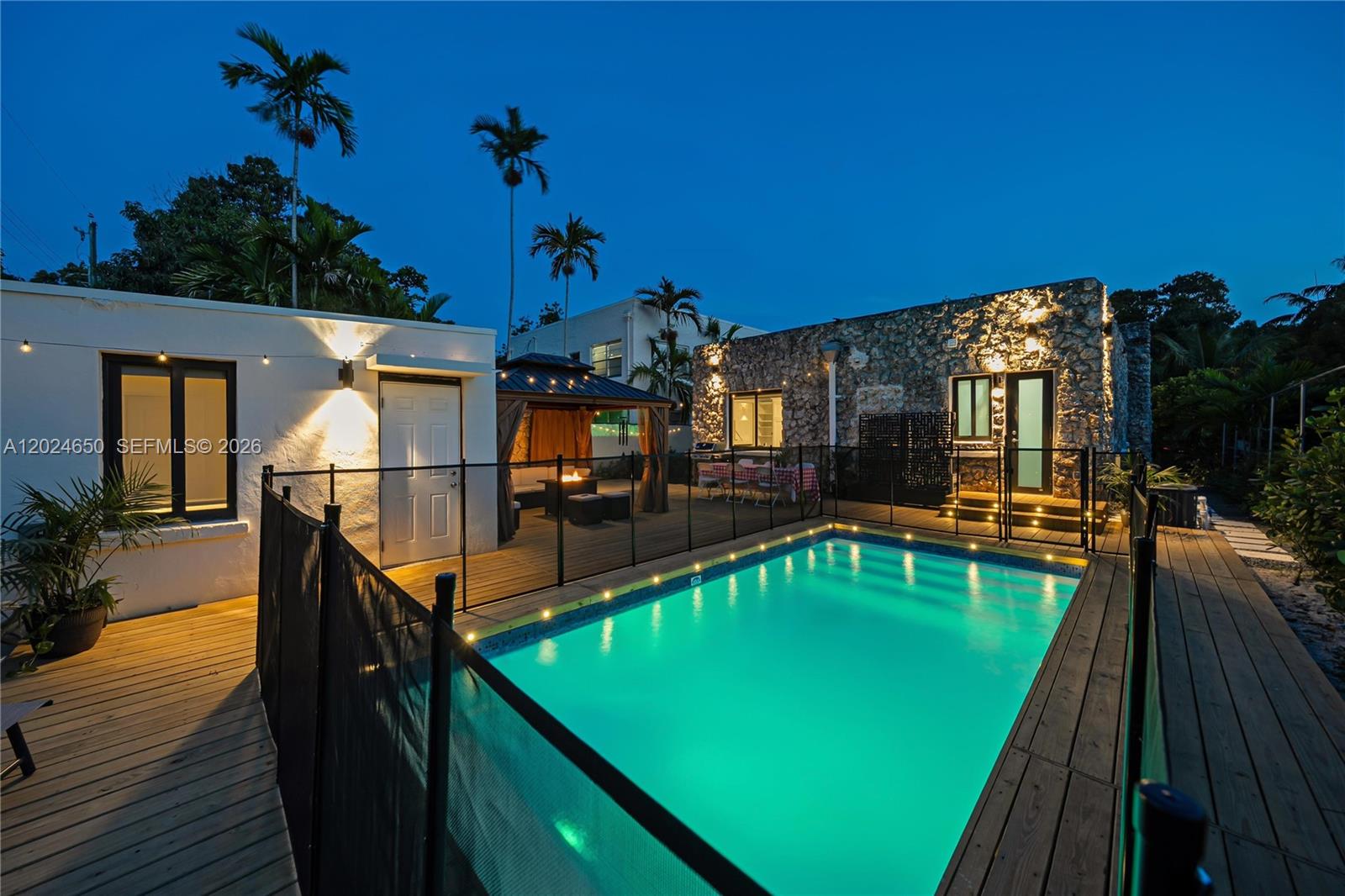 1663 Southwest 13th Street Miami, FL 33145 - Photo 92 of 112 a view of a house with pool and sitting area
