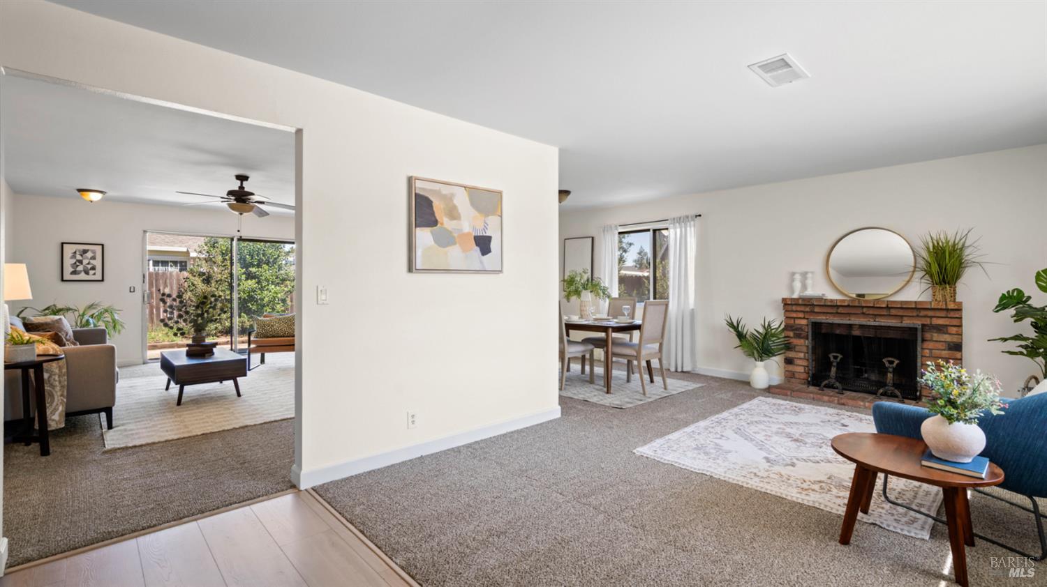 1312 Sutter Court Fairfield, CA 94533 - Photo 8 of 45 a living room with furniture and a fireplace