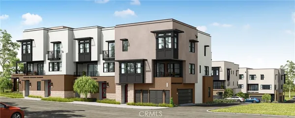 a front view of a building with street view