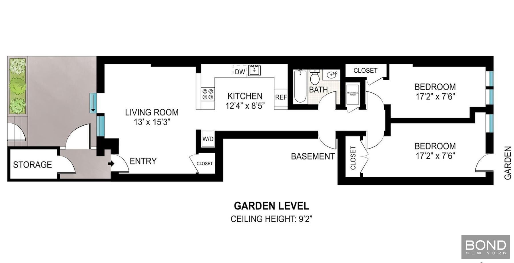 230 West 112th Street, Unit GARDEN Manhattan, NY 10026 - Photo 5 of 5 a picture of a park with an bench