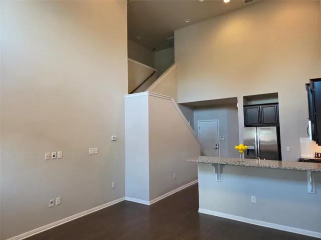 a view of living room with furniture and tv