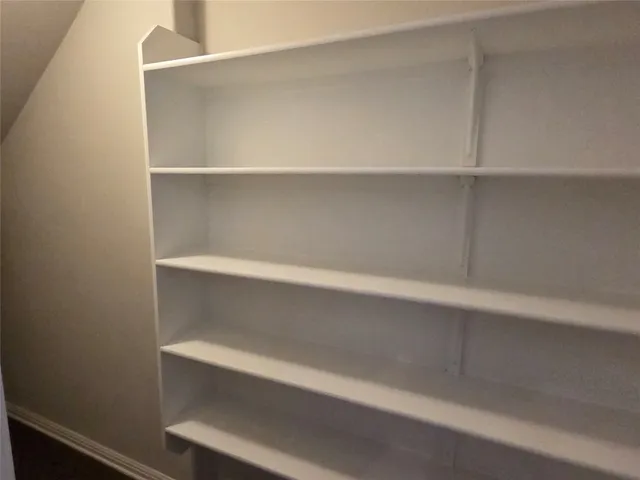 a close view of closet