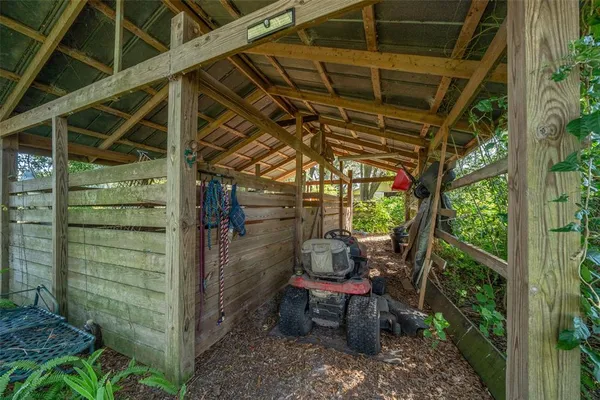 a house view with a garden space