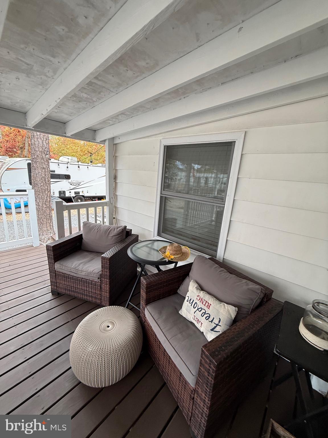 515 Corsons Tavern Road, Unit D22 Ocean View, NJ 08230 - Photo 14 of 23 a living room with furniture and a large window