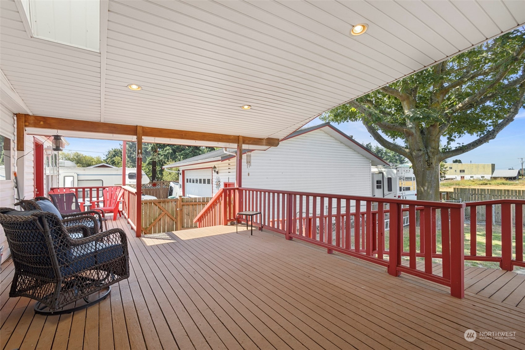 13846 Avon Allen Road Mount Vernon, WA 98273 - Photo 31 of 36 a view of a balcony with chairs