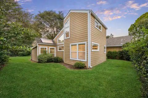 a view of a entryway door front of house
