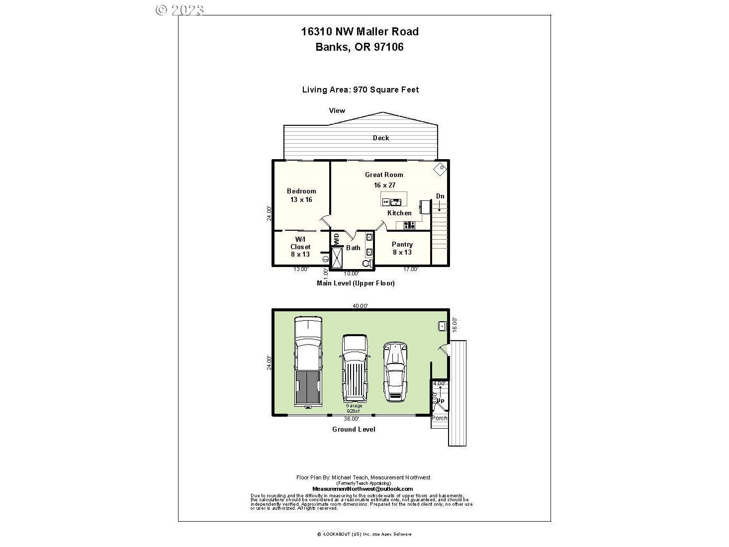 16310 Northwest Maller Road Banks, OR 97106 - Photo 24 of 24 Floor Plan
