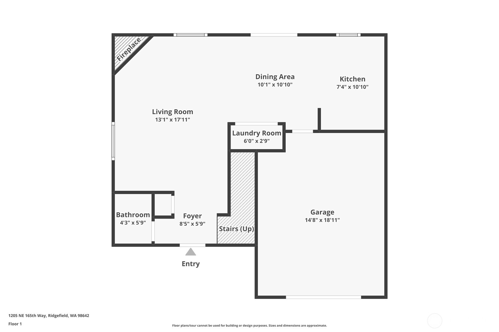 1205 Northeast 165th Way Ridgefield, WA 98642 - Photo 36 of 38 a picture of a floor plan