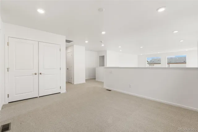 a view of an empty room