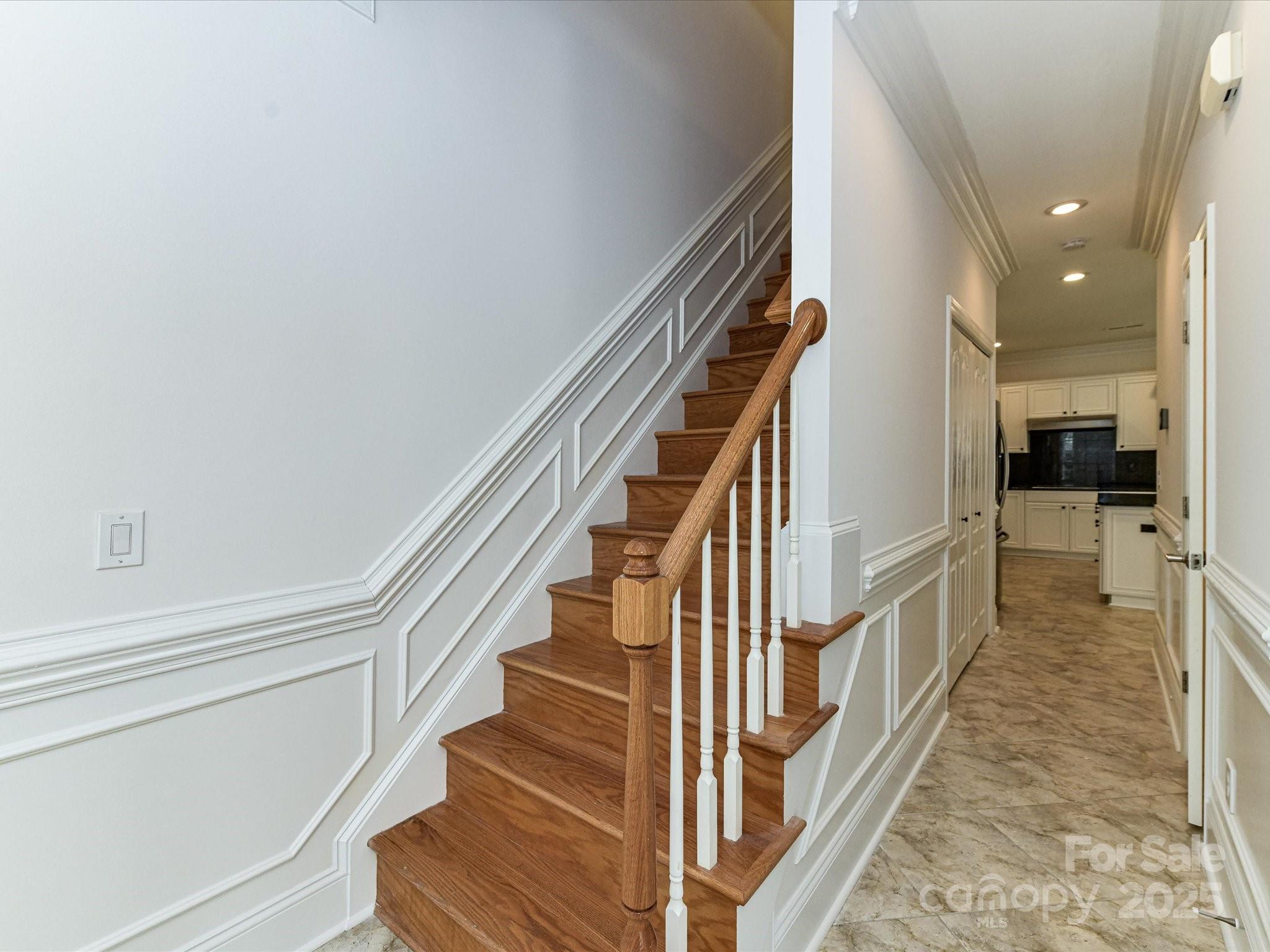 155 Harper Lee Street Davidson, NC 28036 - Photo 19 of 26 a view of entryway and hall with wooden floor