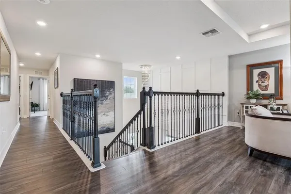 a view of a chairs and table in the patio