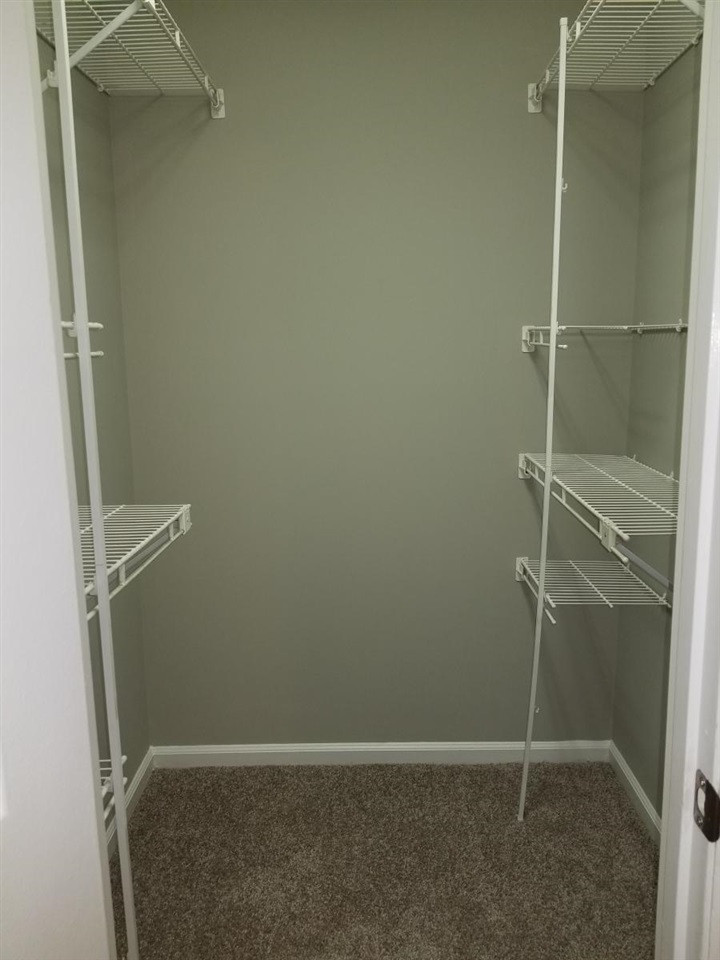 727 Benchmark Drive Raleigh, NC 27615 - Photo 16 of 22 Both Large Bedrooms have walk in closets with built in shelving! Walk-in Closet