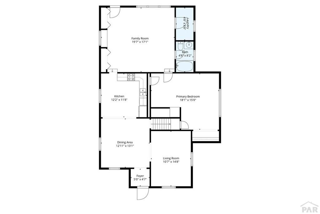 405 7th Street Fowler, CO 81039 - Photo 24 of 25 a picture of floor plan